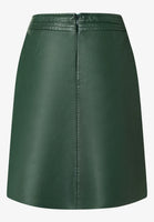 Dark Forest Leather Skirt