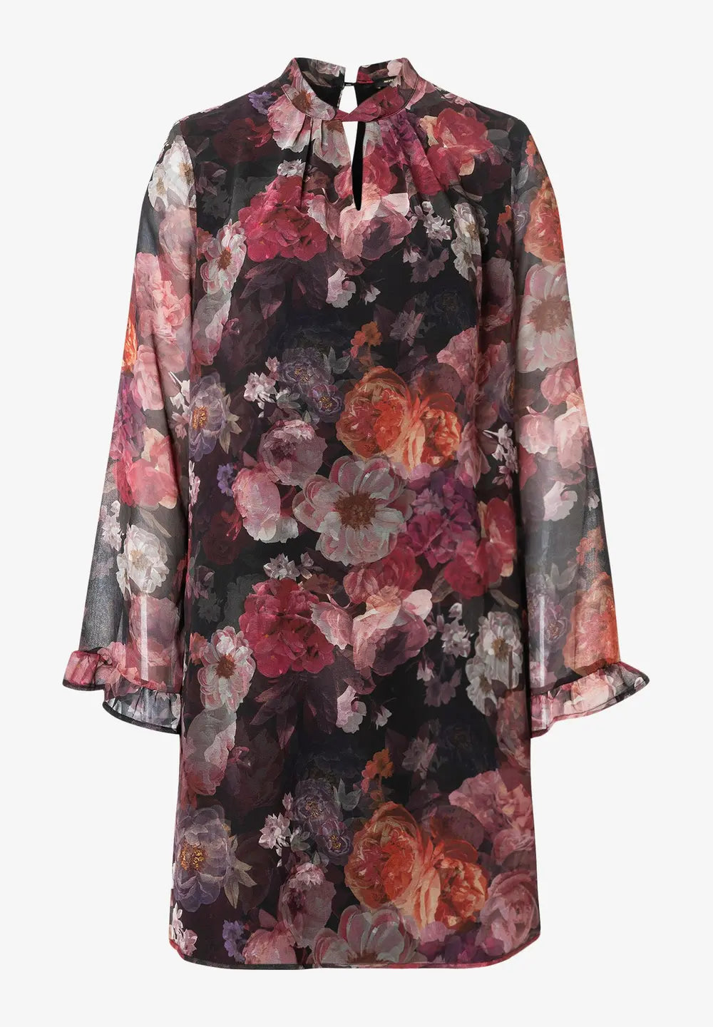 Flower Chiffon Dress