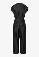 Black Jumpsuit With Pleats