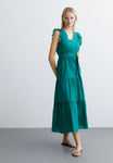 Green Maxi Cotton Dress