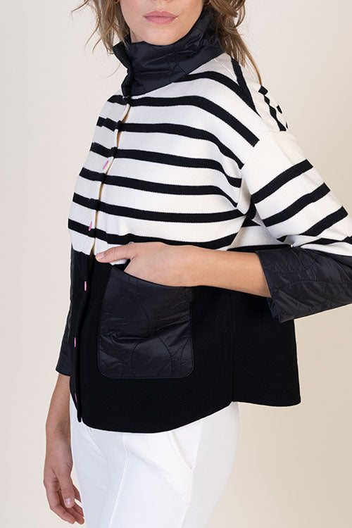 Black Striped Jacket