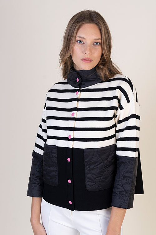 Black Striped Jacket