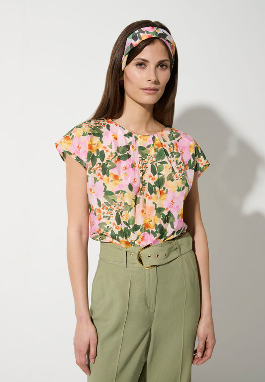 Blouse Top Flower Print