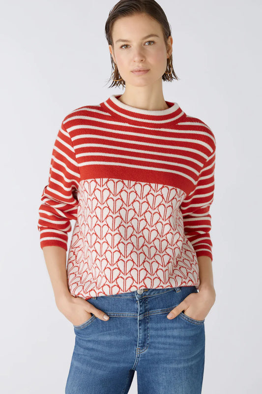 Heart Contrast Jumper