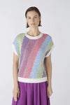 Multicolor Knit Sleeveless Jumper