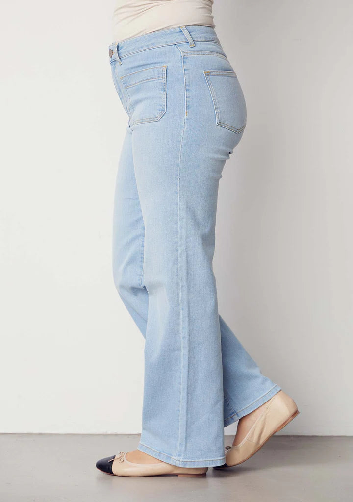 Light Blue Wide Jeans