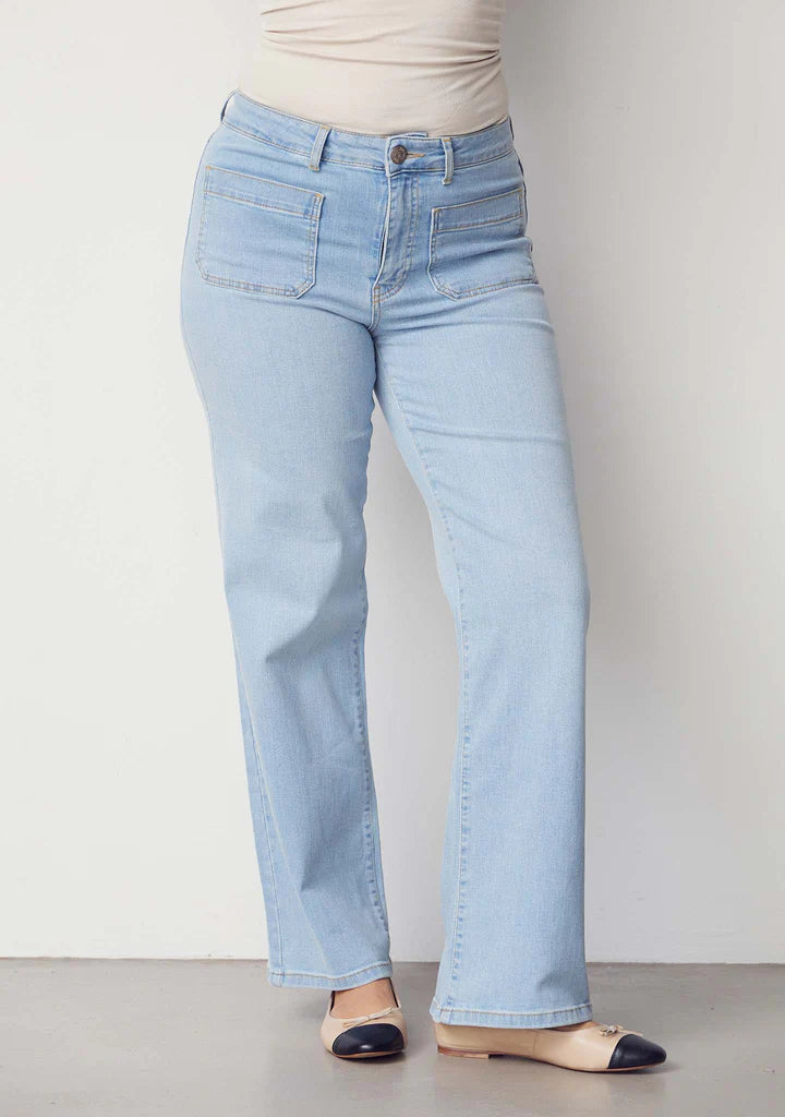Light Blue Wide Jeans