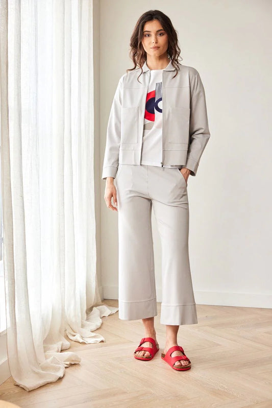 Grey Double Pocket Jacket