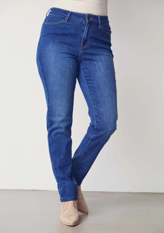 Classic Jeans With Straight Legs