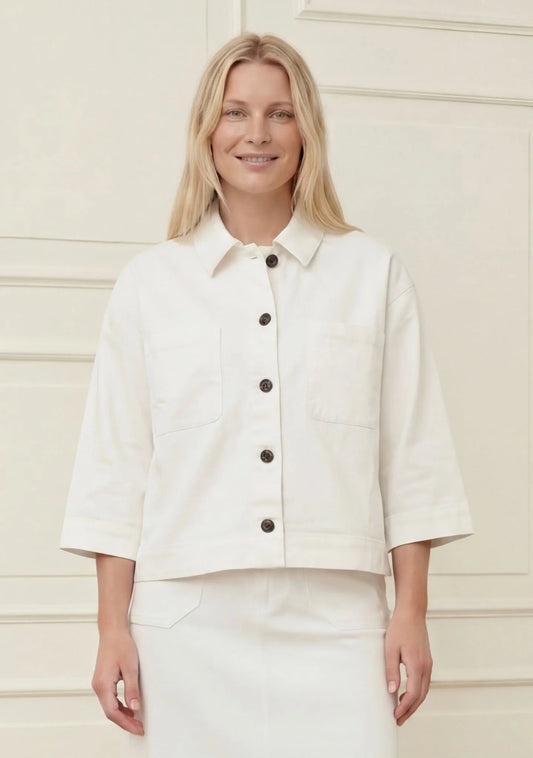 Carpi Denim Jacket  Broken White