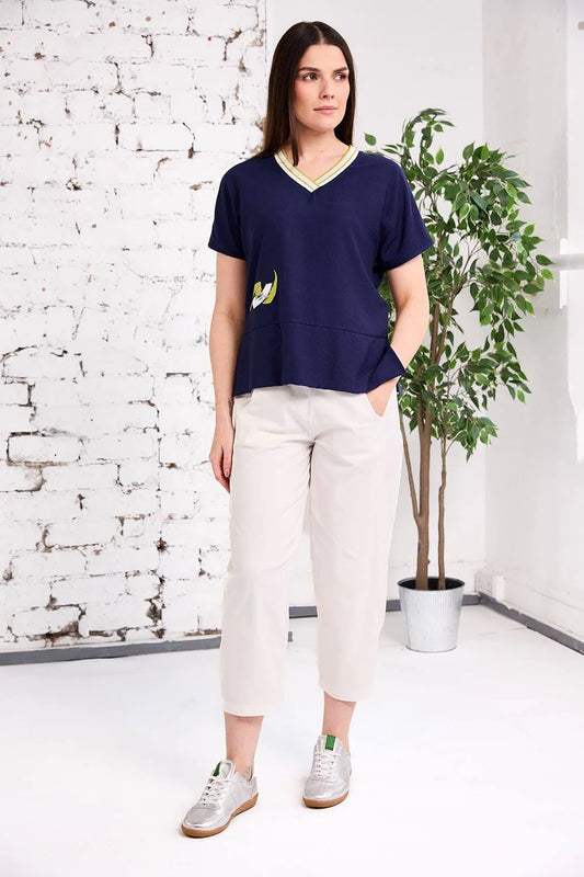 Cream Essential Slouch Trouser