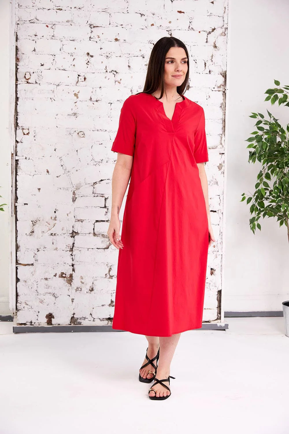 Red Pocket Dress