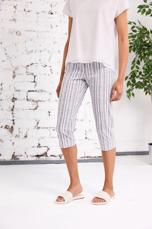 Stripe Pedal Pusher
