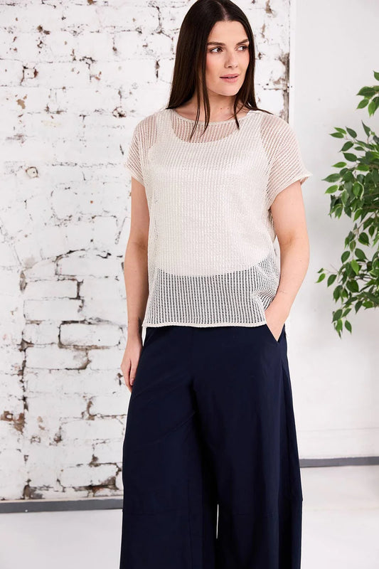 Metallic Tabard Top