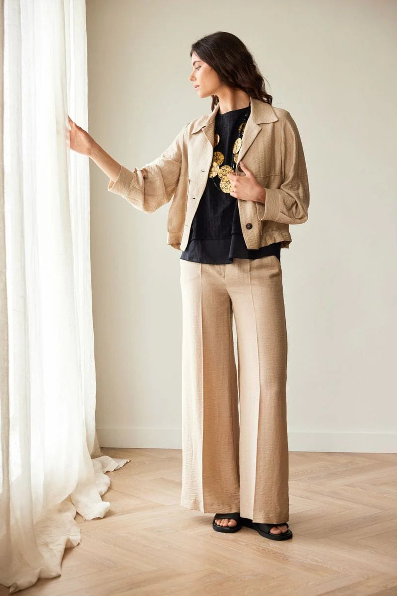 Sand Crinkle Jacket