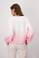 Cream And Pink Sweatshirt