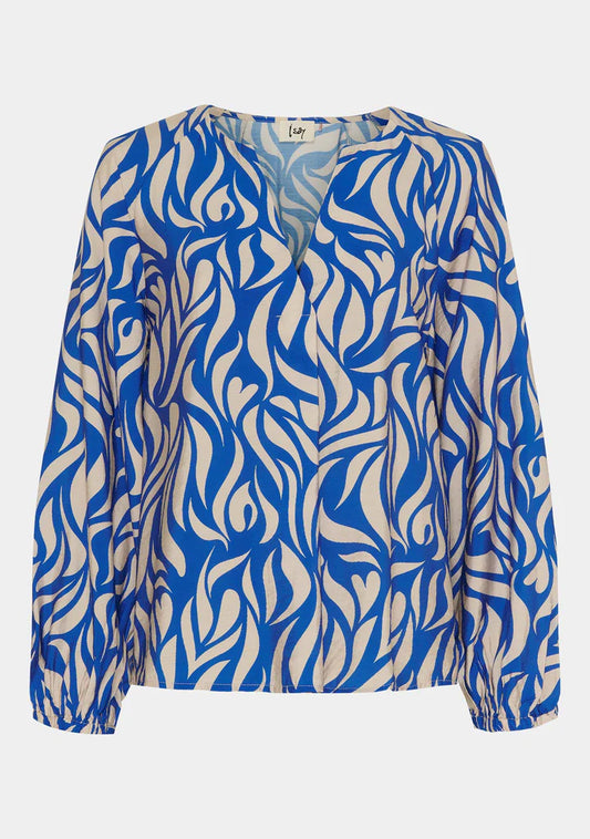 Harlee Blue Blouse