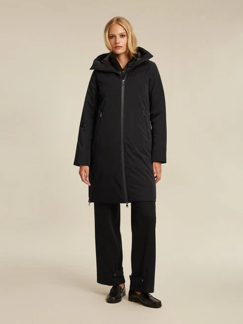 Haven Black Raincoat