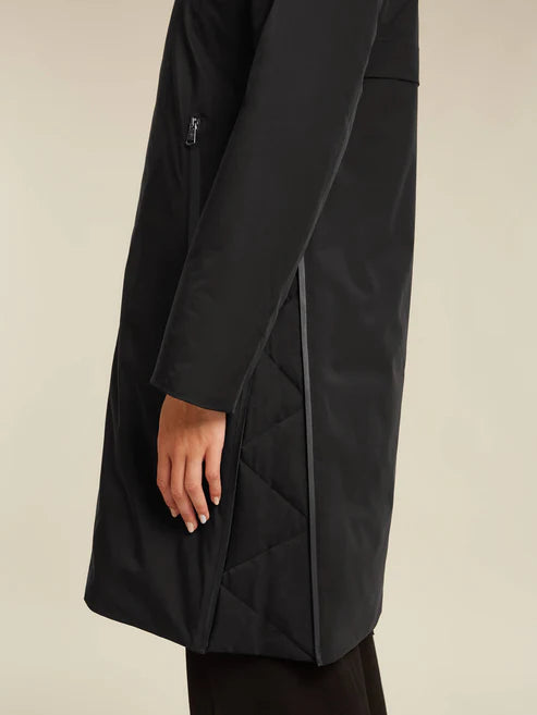 Haven Black Raincoat