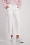 White High- Waisted Trousers
