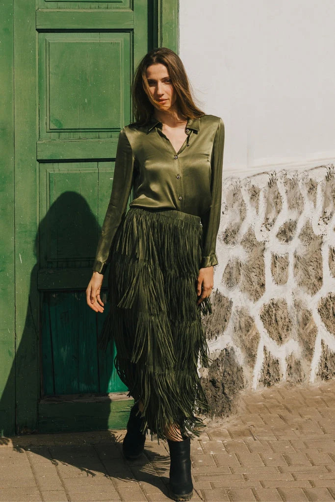 Gracie Green Skirt