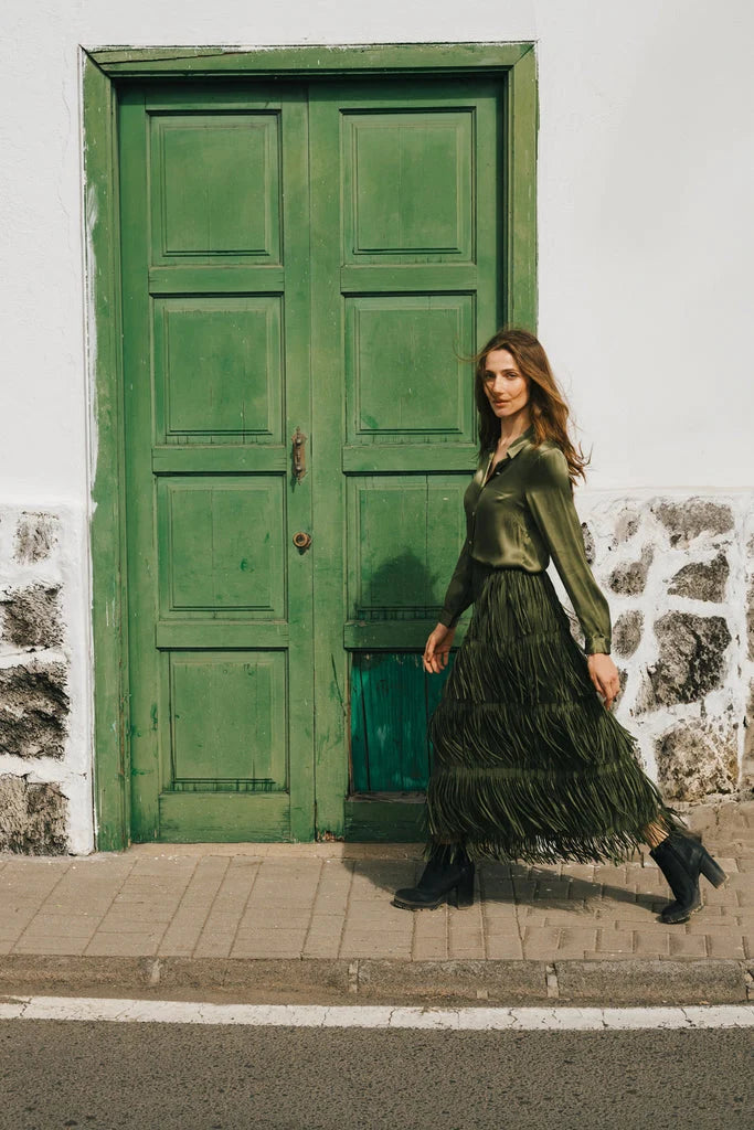 Gracie Green Skirt