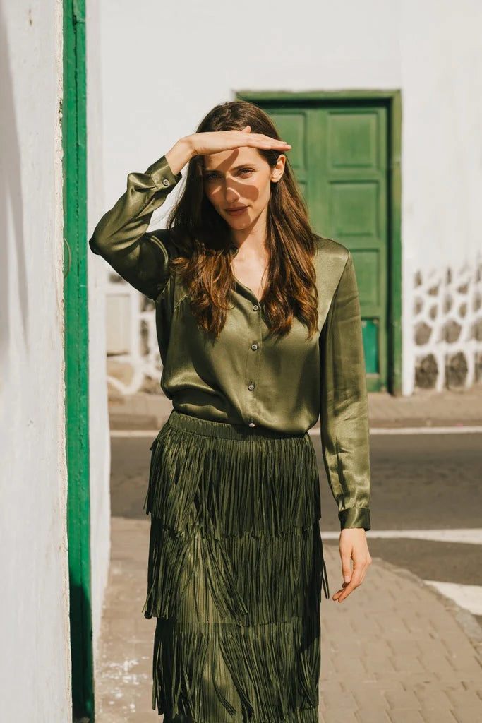 Gracie Green Skirt