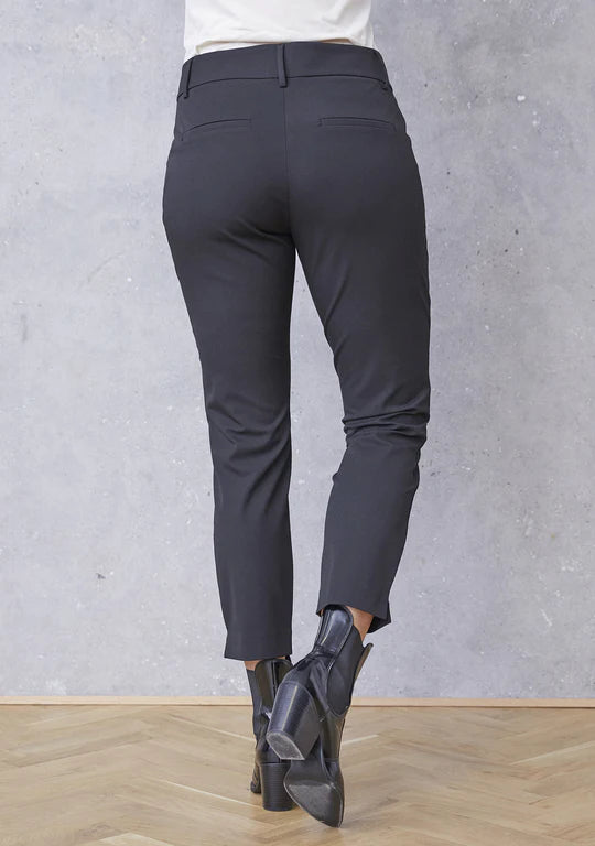 Black Stretch Chino Pants