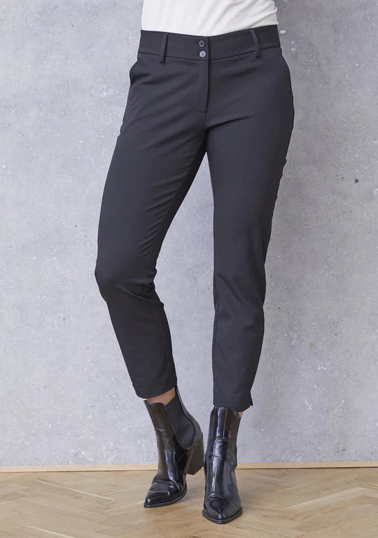 Black Stretch Chino Pants