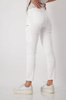 White Cargo Trousers