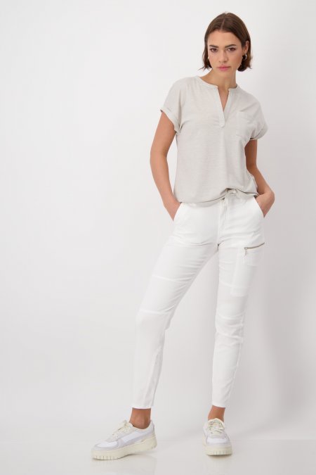 White Cargo Trousers