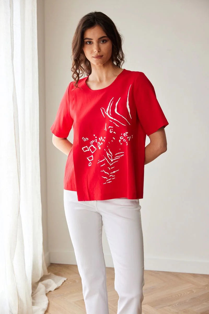 Rubber Applique Top