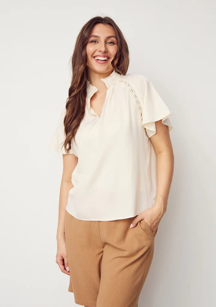 Konnie Cream Blouse