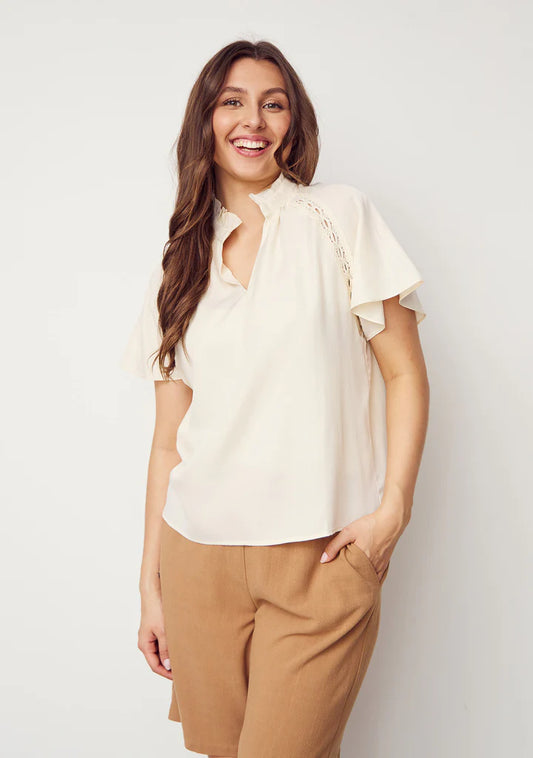 Konnie Cream Blouse