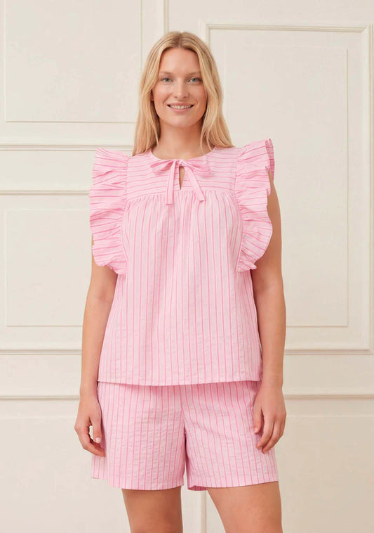 Baby Pink Stripe Top