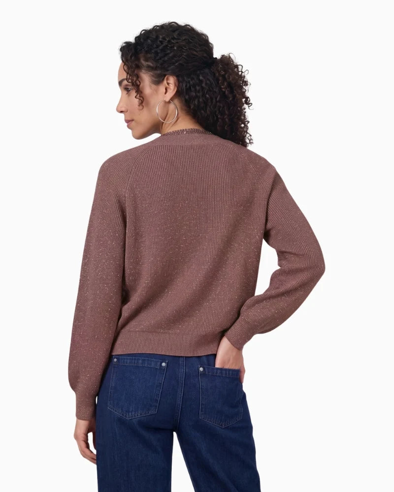 Tiramisu Jumper With Embellished Collar