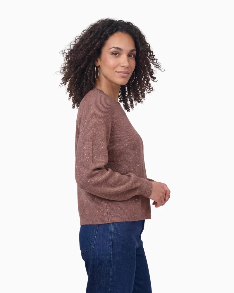 Tiramisu Jumper With Embellished Collar