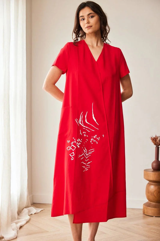 Rubber Applique Dress