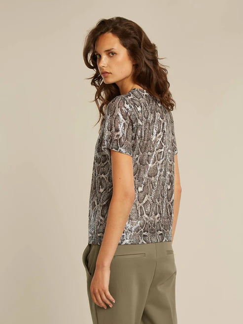 Pepper Snake Print Top