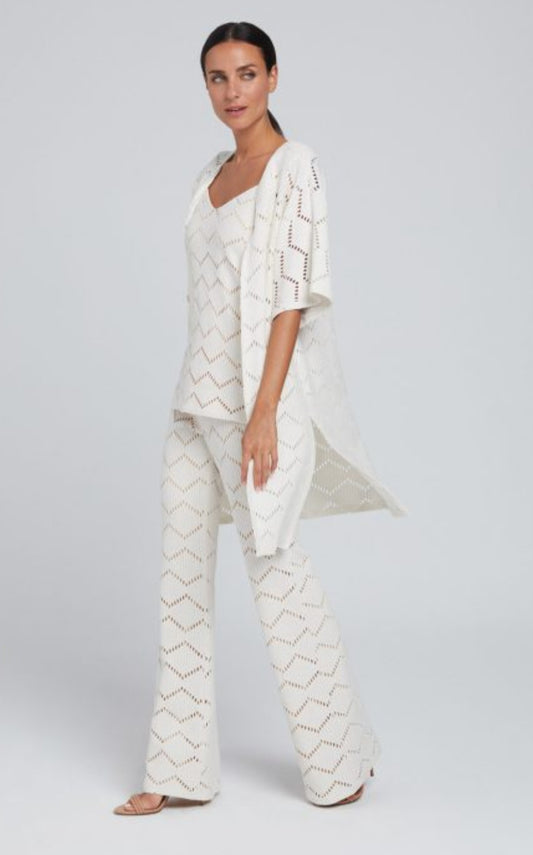 Cream Crochet Top