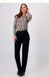 Black In-Seam long Trousers