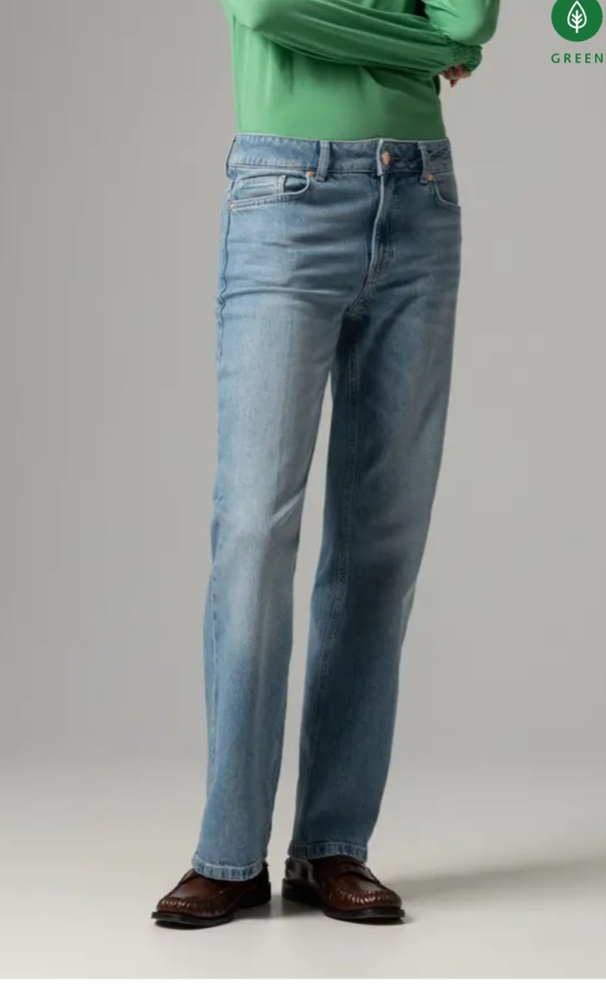 Light Blue Wide Leg Jeans