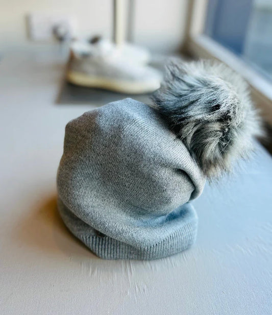 Grey Slouch Hat