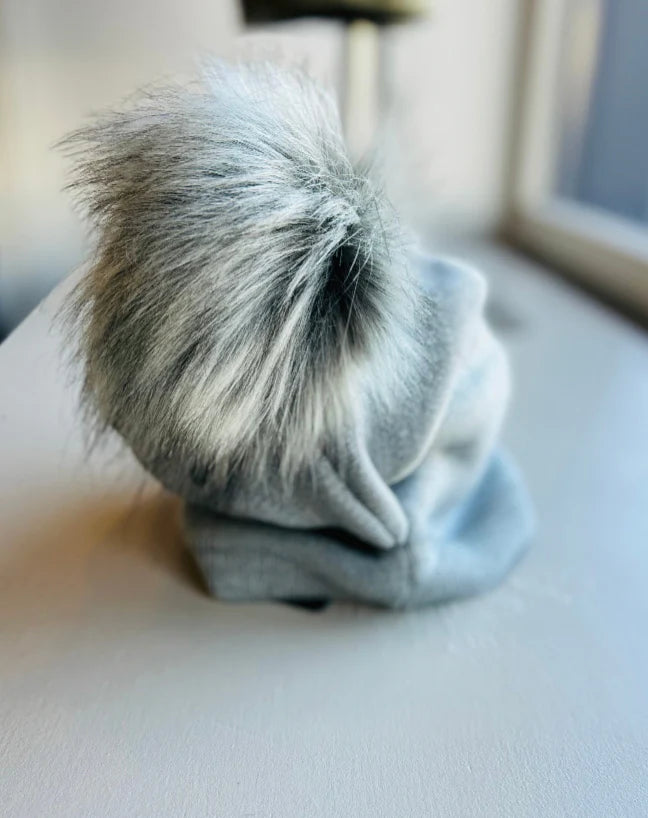 Grey Slouch Hat