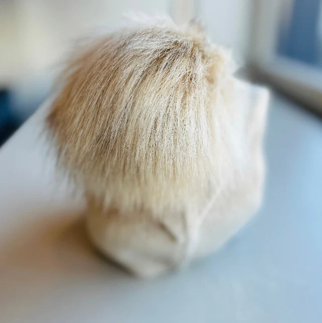Beige Slouch Hat