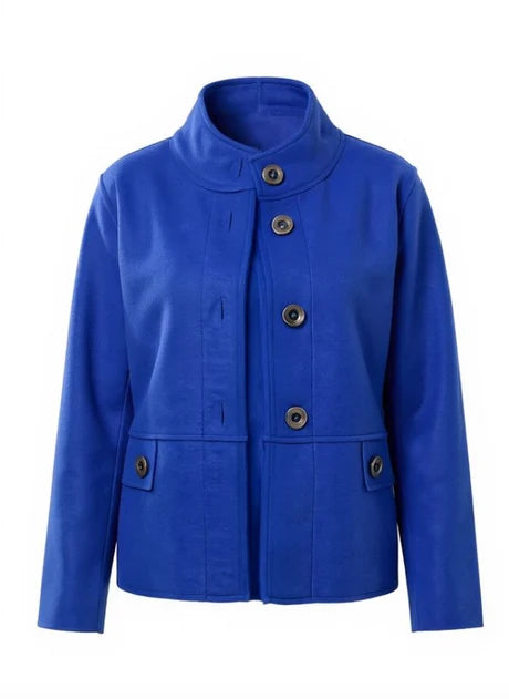 Cobalt Blue Reefer Jacket