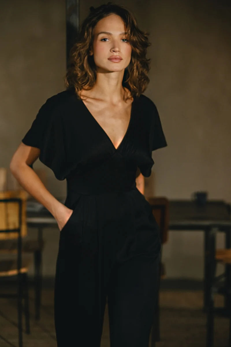 Grace Black Jumpsuit