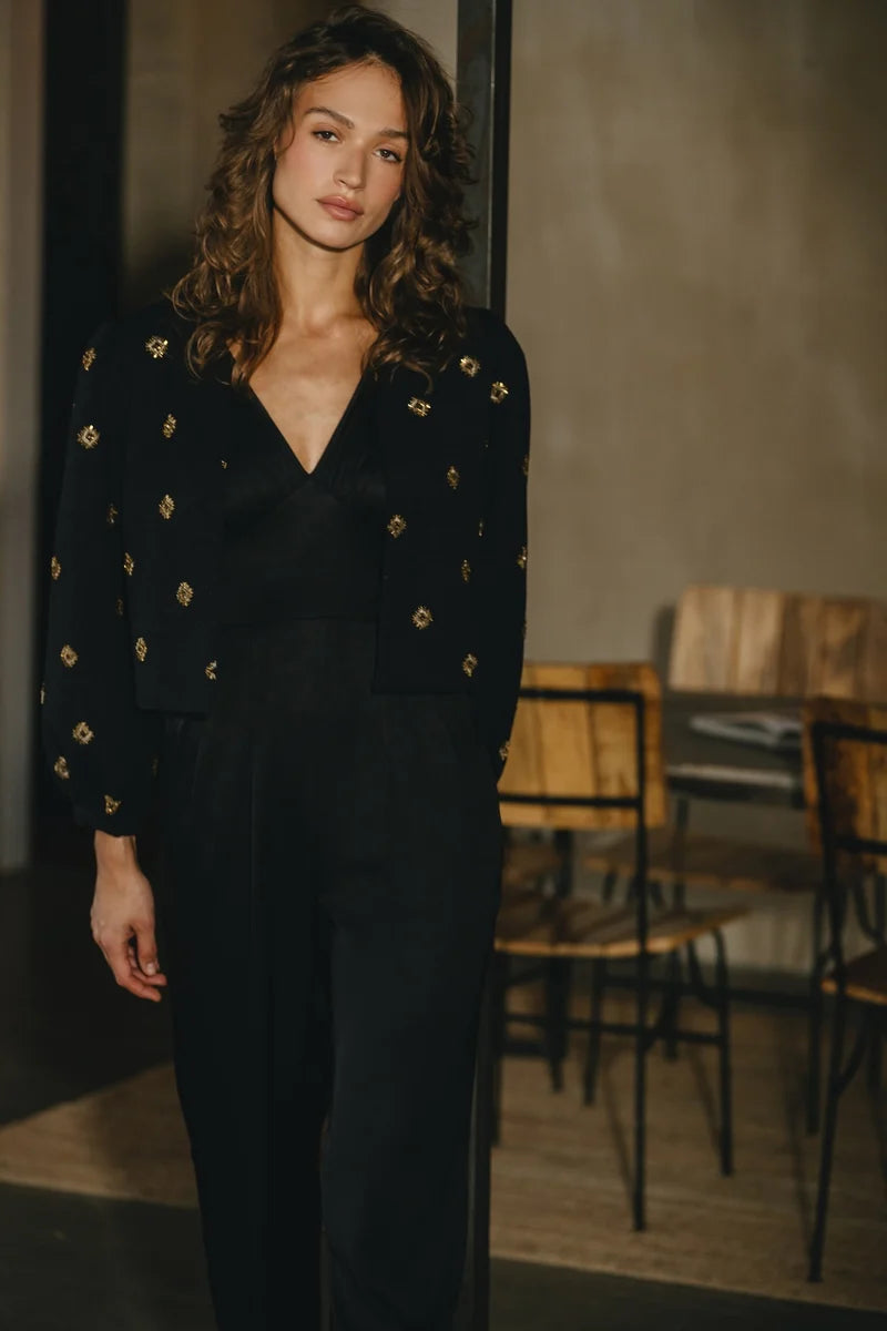 Grace Black Jumpsuit