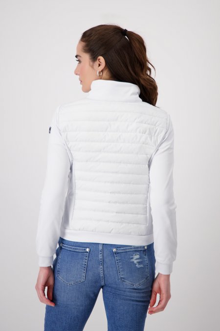 Stone Quilted Jacket With Neoprene