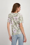 Khaki Flower T-Shirt